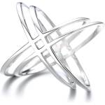 Silenti Jewelry Сребърен пръстен "Впечатление" - 8 - 57мм (18.1мм диам. )