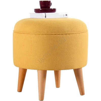 Asir Пуф pixi, Ø 40 см, жълт (as3031)