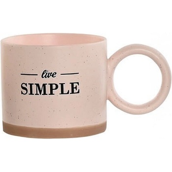 Item international Порцеланова чаша за чай 390мл, светло розова, 9х9х8.7см (2008)