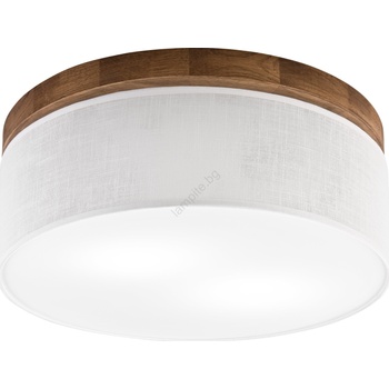 Brilagi - LED Плафон BELLADONNA 2xE27/15W/230V Ø 40 см бял/дъб череша (BG1369)