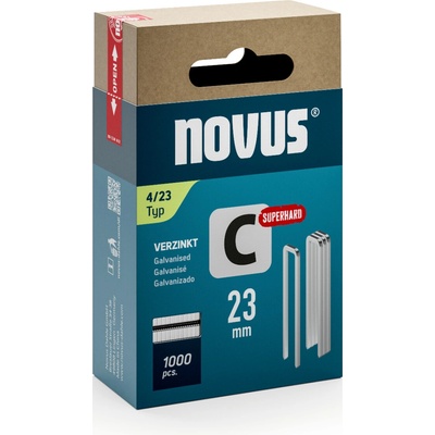 NOVUS sponky C4, 23mm, 1000ks