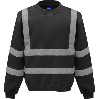 Yoko mikina HVJ 510 Hi-Vis výstražná černá