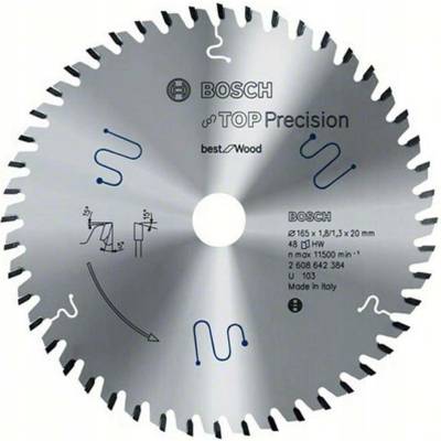 Bosch Kotoučová pila na dřevo Top Precision Best for Wood 165x20x1,8 Z48