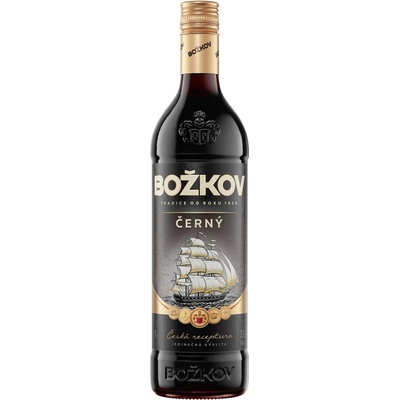 Božkov Černý 33% 1 l (holá láhev)