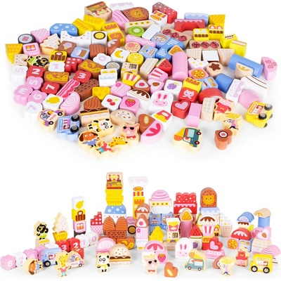 Ecotoys kocky Cukríkové mestečko 116ks