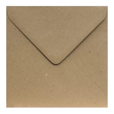 Poštová obálka kraftová (hnedá) recyklovaná 130x130mm