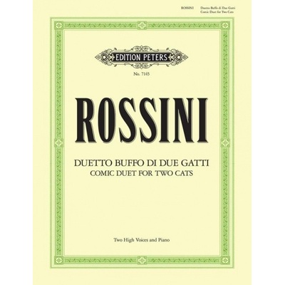 Duetto Buffo Di Due Gatti od Gioachino Rossini