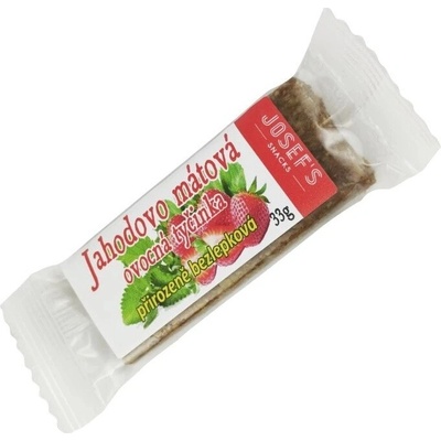 Josef's snacks Máta s jahodou tyčinka bez lepku 33 g