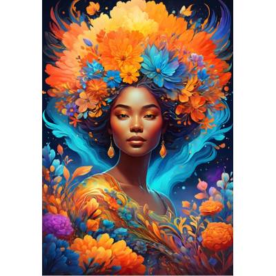 Bluebird Puzzle - Puzzle Flower Power - 1 000 piese