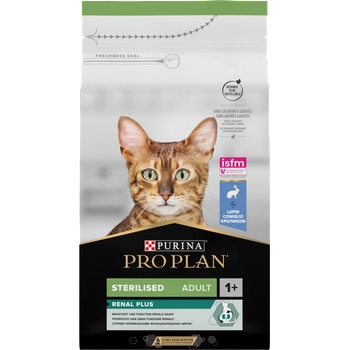 PRO PLAN PRO PLAN Sterilised Renal Plus Храна за котки, богата на заешко месо 1, 5кг