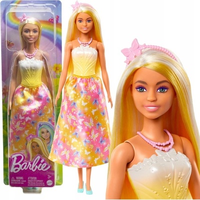 Mattel barbie Kráľovská so žltými blond vlasmi