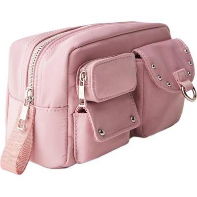 Bershka Чанта с презрамки розово, размер One Size