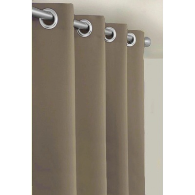 Výprodej Dekoračné látky, Blackout UNI tmavo béžový, 150 cm 150 x 250 cm