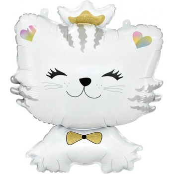 GoDan Фолиев Балон Бяло Коте