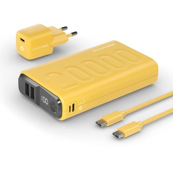 Image 1 of RealPower PB-20000 Power Bank 20000mAh Жълт (390655)