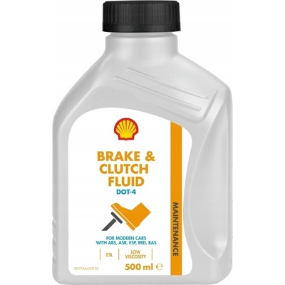 Shell Brake and Clutch Fluid DOT 4 500 ml – Sleviste.cz
