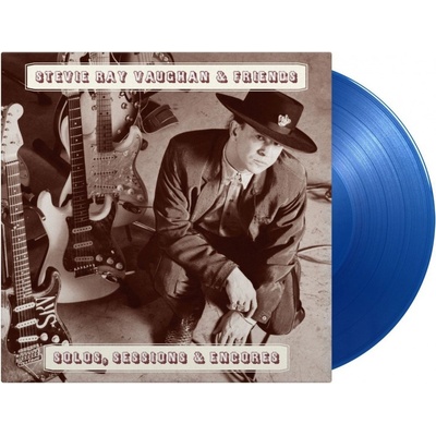 Vaughan Stevie Ray: Solos, Sessions & Encores - Coloured Translucent Blue Vinyl: LP LP