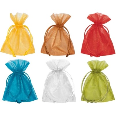 Sáček organza Ditipo 12 x 17 cm, mix barev (2317029)