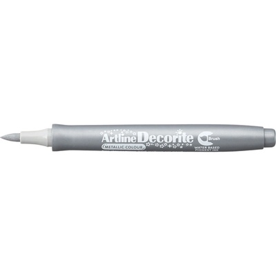 Artline Decorite Brush сребърен (EDFM-F SILVER)