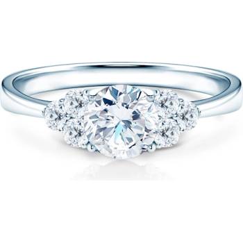 SAVICKI Приказен годежен пръстен: бяло злато, лабораторен диамант
