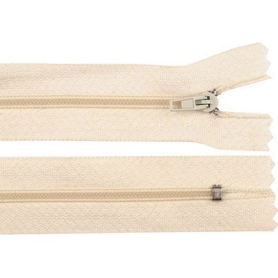 Spirálový zip No 3 délka 35 cm pinlock, malé, 103 krémová nejsvět.
