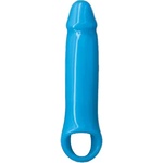 NS Novelties Пенис удебелител и удължител с пристегач "firefly blue m" 16 см