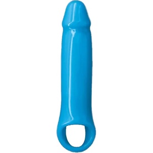 NS Novelties Пенис удебелител и удължител с пристегач "firefly blue m" 16 см