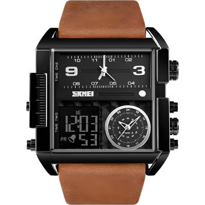 Skmei Часовник skmei he-23778 - Кафяво / Черно kp23778 (he-23778)