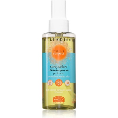 Helan VOGLIA DI SOLE FOUR RESPECT Suntan Spray SPF50+ слънцезащитен спрей SPF 50+ 150ml