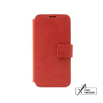 Kožené Flipové puzdro FIXED ProFit pre Samsung Galaxy A34 5G, červené
