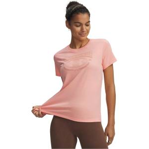 Under Armour Дамска тениска Under Armour Womens Varsity T-Shirt - Posh Pink