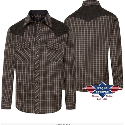 Pánská westernová košile ROGER black – Zboží Dáma