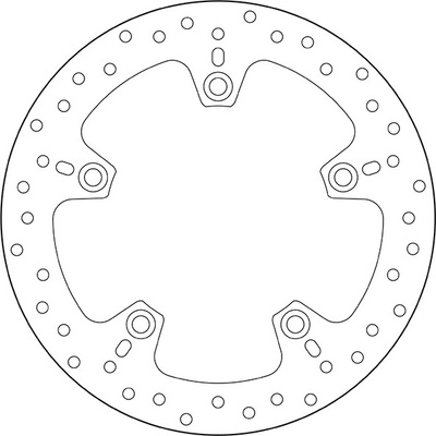 Zadný brzdový kotúč Brembo BMW 1300 K 1300 S 2009 - 2012