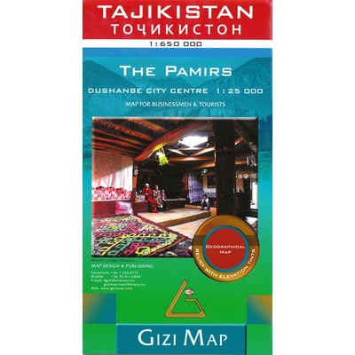 GiziMap vydavatelství mapa Tajikistan 1:650 t.
