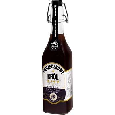 Porzeczkowy Król Miód pitny Dwójniak owocowy Rybízový král Apis 0,5 l