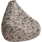 Pufrelax Пуф круша 220л. , Nirvana Hobbit, Перящ се калъф, Пълнеж от Полистиролни перли, Boysenberry (PUF-G-NH-TM-BNB)