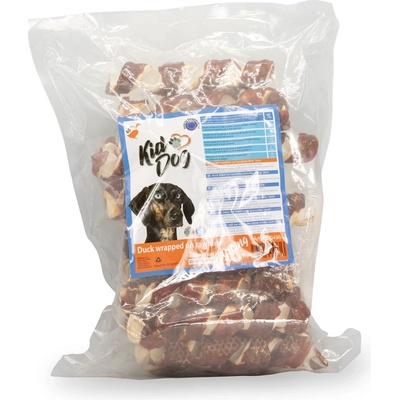 KIDDOG BUFFET SPRING kačacie mäso na byvolej koži 16 cm 40-45 g