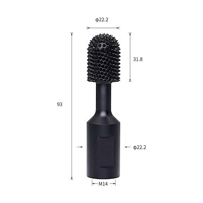 Rašpľa rotačná M14 Veľkosť: Zaoblený valec