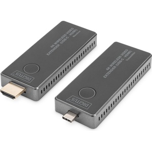 ASSMANN Комплект удължител DIGITUS DS-55324 HDMI 4K 30 Hz с WiFi и USB-C, 30 м