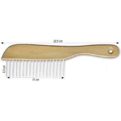 ChD Hřeben pro pudly 18 zubů 22,5 x 3,8 cm – Zbozi.Blesk.cz