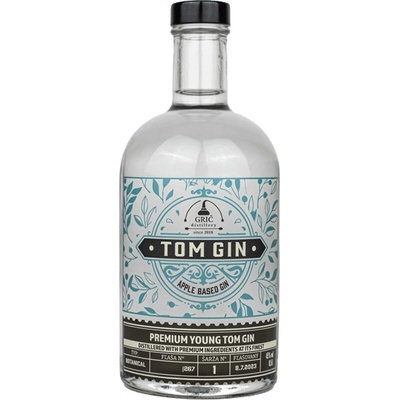 Grič Tom Gin 45% 0,5 l (čistá fľaša)
