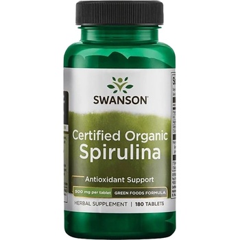 Image 1 of Swanson Organic Spirulina 500 mg [180 Таблетки]