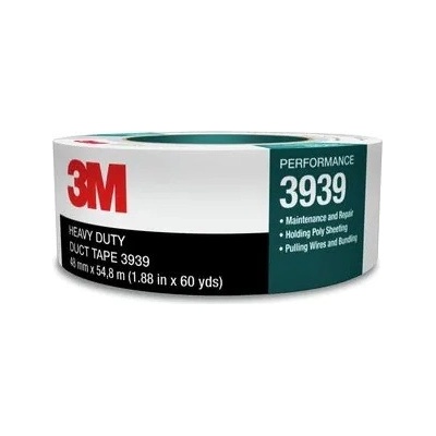 3M 3939 Izolačná vysokozáťažová páska 48 mm x 54,8 m strieborná