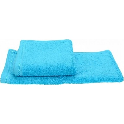A&R Savý froté ručník na obličej z turecké bavlny 500 g/m modrá azurová 30 x 30 cm