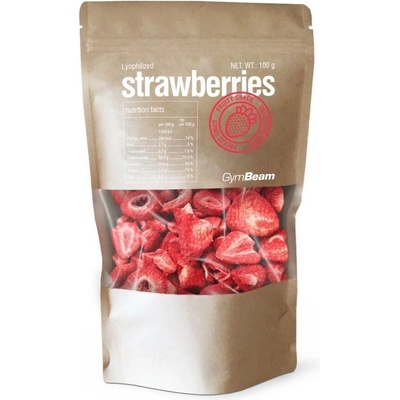 GymBeam Lyofilizované jahody 30 g – Zboží Dáma