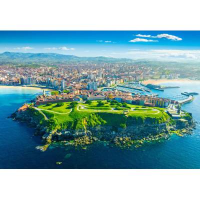 Bluebird Puzzle - Puzzle View of Gijón - Asturias, Spain - 1 000 piese