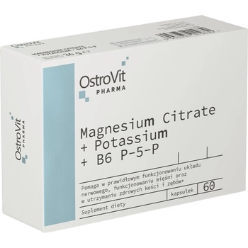 OstroVit Magnesium Citrate + Potassium + B6 P-5-P Blisters [60 капсули]