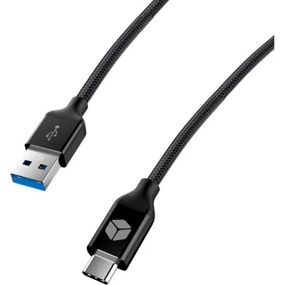 STURDO, Slovakia Екстра силен и бърз текстилен кабел за данни Sturdo USB Type C, 3A, 1m, 5GB/s, черен
