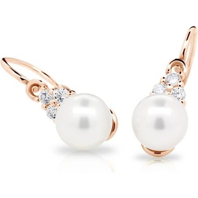 Danfil dětské perlové C2235 z růžového zlata zapínání brizura