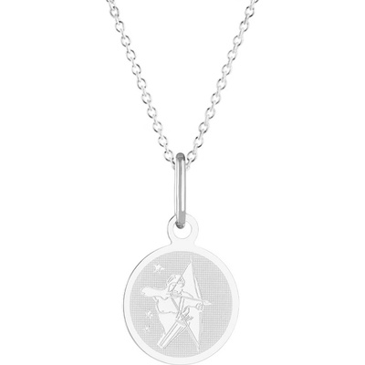 Gemmax Řetízek se znamením Střelec z bílého zlata GUSWN-38861-25841